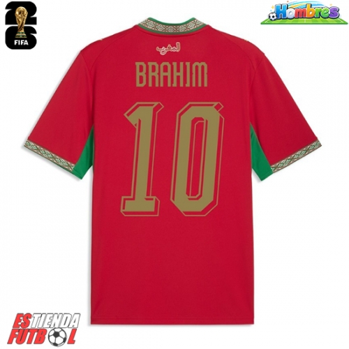 Marruecos Brahim Diaz #10 Primera Equipación Mundial 2026 Manga Corta